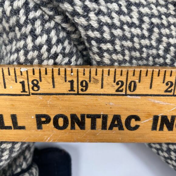 Soia & Kyo Gemma Coat Womens Medium Gray Checkered Belted Peacoat Jacket Winter - Picture 9 of 10